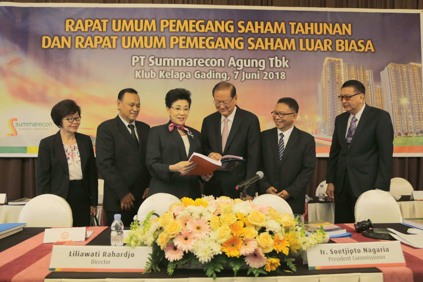 Annual General Meeting of Shareholders (RUPS) PT Summarecon Agung Tbk., 